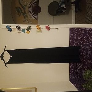 Long Black Sleeveless dress